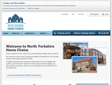 Tablet Screenshot of northyorkshirehomechoice.org.uk